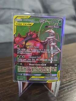Pokemon: Unbroken Bonds Ultra Rare Full Art: Pheromosa & Buzzwole GX 191/214 - Image 1