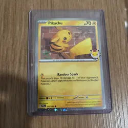 Pikachu 051 /162 Stamped 2026 Pokemon Day 30 Promo TCG - NM-MT - Image 1