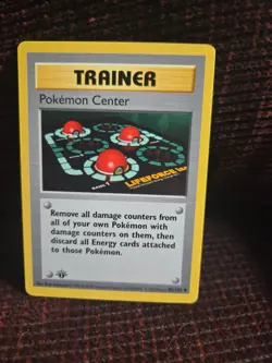 Pokemon Base Set 1st Edition Shadowless Pokemon Center - Image 1