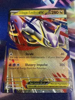 Pokemon TCG Mega Latias ex 100/132 Double Rare Mega Evolution NM/M - Image 1