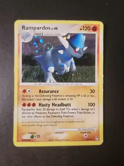 Ramparados 33/123 Pokemon TCG (Cosmos Holo) Deck Exclusive Holo LP - Image 1