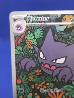 Pokemon Gengar EX Battle Deck Haunter 027 Black Star Promo Illustration Rare LP - Image 3