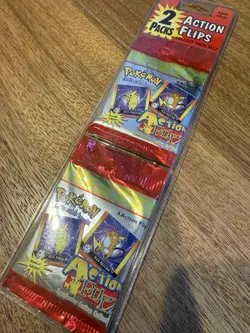 Pokemon Lenticular Action Colletion Action Flips 2 Pack - New Sealed - Image 2