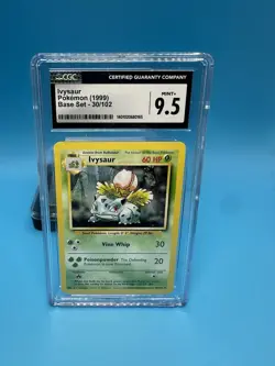 Pokemon Base Set Ivysaur 30/102 CGC 9.5 - Image 1