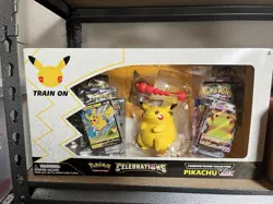 Pokemon TCG: Celebrations Premium Figure Collection Pikachu VMAX 25th Anniversar 820650809408 - Image 1