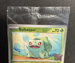 2023 Pokemon Mew En-151 * Bulbasaur * Best Buy Exclusive (Stamped) * #001 Sealed - Image 4