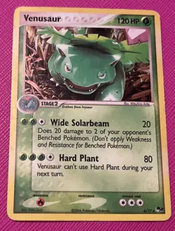 Venusaur 6/17 Holo Rare POP Series 2 Pokemon Card Pokemon Card MP - HP - Image 3