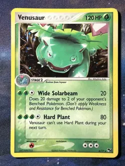 Venusaur 6/17 POP Series 2 Holo Holographic Rare Promo Pokemon Card LP - Image 3