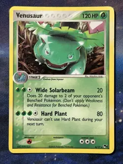 Venusaur 6/17 POP Series 2 Holo Holographic Rare Promo Pokemon Card LP - Image 4