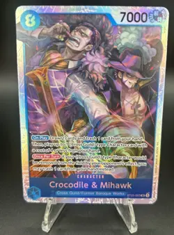 • Crocodile & Mihawk • ST25-003 Starter Deck 25 SR Holo Foil One Piece TCG NM - Image 2