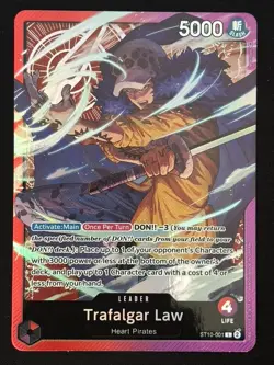 Trafalgar Law (ST10-001) - Ultra Deck: The Three Captains (ST-10) - One Piece - Image 1