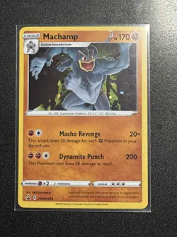 Machamp - SWSH053 - Pokemon Sword & Shield Promo Ultra Rare Holo Card NM - Image 1