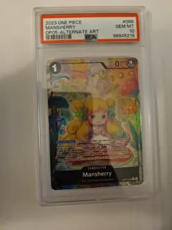 2023 MANSHERRY Alt Art One Piece OP05-088 PSA 10 GEM MINT Special Rare - Image 1