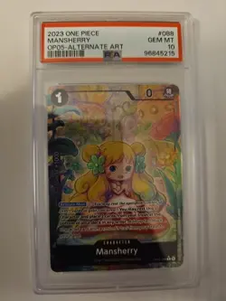 2023 MANSHERRY Alt Art One Piece OP05-088 PSA 10 GEM MINT Special Rare - Image 3
