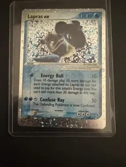 Pokemon Lapras EX Holo Ultra Rare Ruby & Sapphire Card 99/109 - Image 1