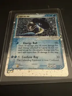 Pokemon Lapras EX Holo Ultra Rare Ruby & Sapphire Card 99/109 - Image 4