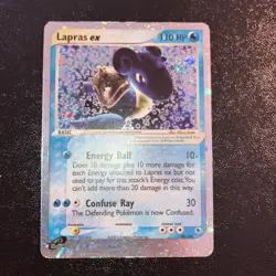 Pokemon TCG Lapras Ex 99/109 Ruby and Sapphire Holo Card - Image 1