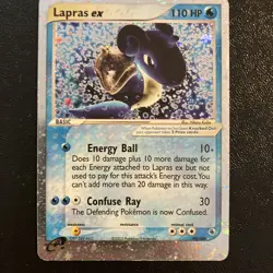 Pokemon TCG Lapras Ex 99/109 Ruby and Sapphire Holo Card - Image 2