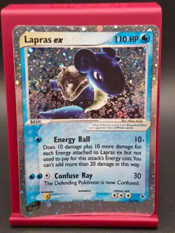 MP Lapras ex Holo Ultra Rare Pokemon Card TCG 99/109 Ruby Sapphire SWIRL - Image 1