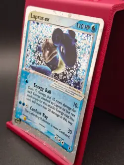 MP Lapras ex Holo Ultra Rare Pokemon Card TCG 99/109 Ruby Sapphire SWIRL - Image 3