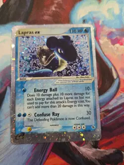 Pokemon TCG Lapras EX Ruby and Sapphire Holo Ultra Rare Card 99/109 - Image 1