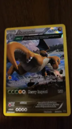 Pokemon TCG Dragonite Roaring Skies Reverse Holo Rare Card 52/108 - Image 1
