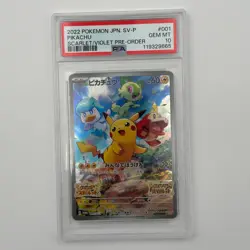 Pikachu SV-P 001 PSA 10 Gem Mint Scarlet & Violet promo Japanese Pokemon Card - Image 1