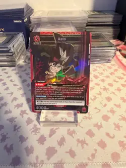 Asta Union Rare Black Clover UE08BT/BCV-1-075 Union Arena Card - Image 1