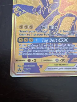 Pikachu & Zekrom GX SM248 Jumbo Gold Tag Team Pokemon Promo Card Mint - Image 4