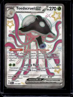 2024 Pokemon SV Paldean Fates PAF EN Toedscruel ex #213/091 - Image 1