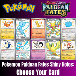 Pokemon SV Paldean Fates Shiny Ultra Rare Choose Your Card Shiny ex Near Mint - Image 1