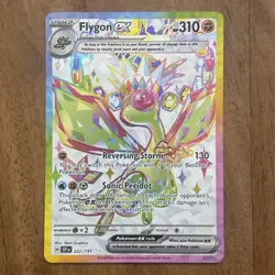 Pokemon TCG Flygon EX Holo Ultra Rare Surging Sparks NM Card 222/191 - Image 1