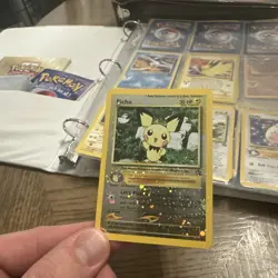Pokemon Cards Pichu 35 Wizards Black Star Promos WOTC Promo NM - Image 1