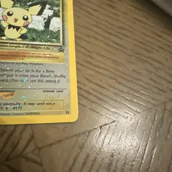 Pokemon Cards Pichu 35 Wizards Black Star Promos WOTC Promo NM - Image 4