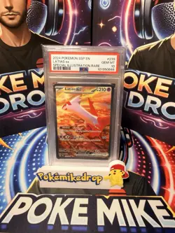 PSA 10 Latias ex 239/191 Pokemon Card Sv08: Surging Sparks Holo GEM MINT - Image 1