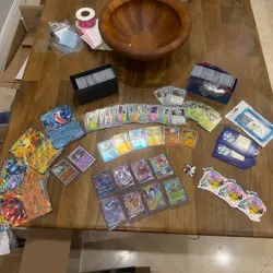 Massive Pokemon Collection Holo Reverse Holo Super Rare 1100 + TCG Card Lot 1 - Image 1