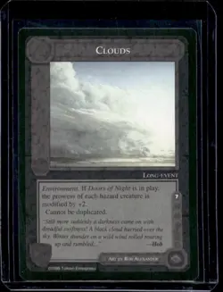 1995 Middle-Earth Collectible Card Game MECCG Clouds - Image 1