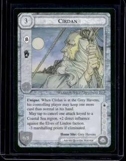 1995 Middle-Earth Collectible Card Game MECCG Cirdan - Image 1