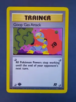 Pokemon Card WOTC: Goop Gas Attack 78/82 1st Edition - Team Rocket - Image 1