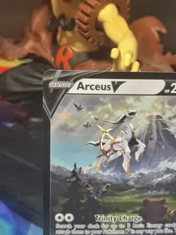 Pokemon TCG Arceus v SWSH204 Sword & Shield Promo Card Near Mint - Image 2