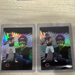 Caleb Williams 2024 Panini Illusions - Rookie Card Rc #13 Chicago Bears (2) LOT - Image 1