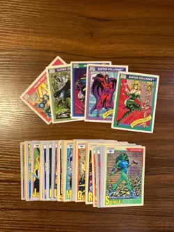 MARVEL UNIVERSE SERIES 1 & 2 Comic Trading Card 1990 1991 Lot of 61 - Image 1