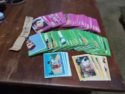 266 Card Lot 1978 Topps Grease trading cards Near Sets series 1 and 2 W/stickers - Image 1
