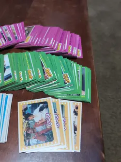 266 Card Lot 1978 Topps Grease trading cards Near Sets series 1 and 2 W/stickers - Image 2