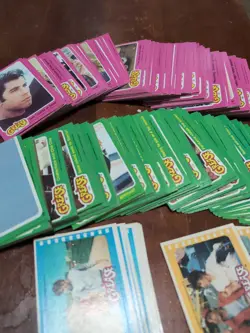 266 Card Lot 1978 Topps Grease trading cards Near Sets series 1 and 2 W/stickers - Image 5