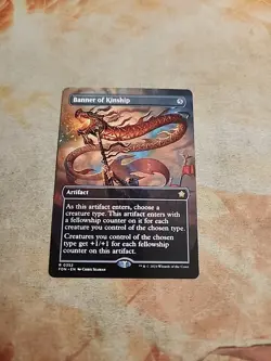 Banner Of Kinship Borderless Foundations MTG NM - Image 1