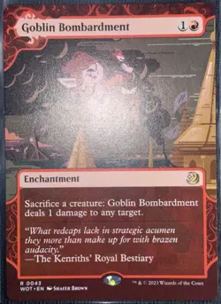 MTG • Goblin Bombardment 43 • Wilds of Eldraine: Enchanting Tales • R • LP - Image 2