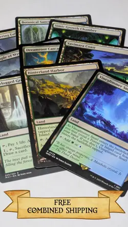 Magic The Gathering: Commander Essentials Simic Land Lot - Image 1