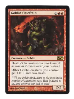 Goblin Chieftain Core Set 2011 (M11) Regular English NM - Image 1