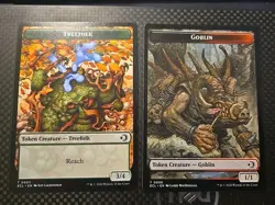 Treefolk 0003 Goblin 0006 Token NM/M Lorwyn Eclipsed ECL Magic MTG - Image 1